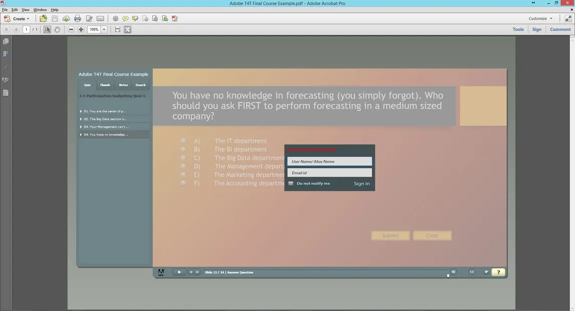 Enhancing the Accounting classroom interactivity with Adobe Presenter and the UNESCO's ICT-CFT