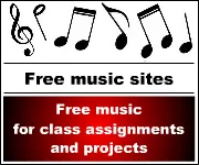 Free Music Sites - Free Music for Class Assignments and Projects