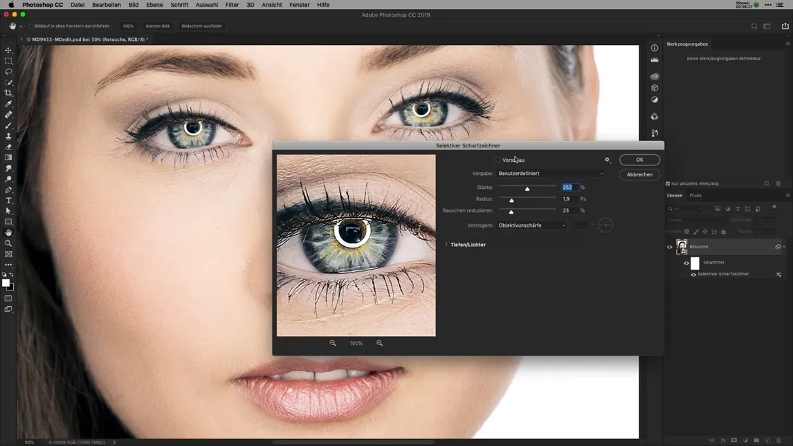 Arbeiten mit Filtern in Photoshop