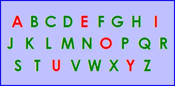 Learn the alphabet (French)