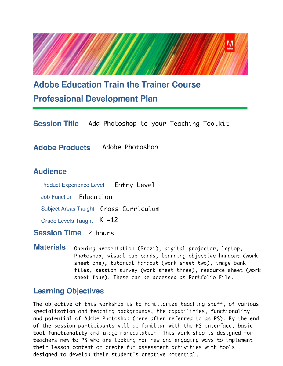 Adobe education exchange