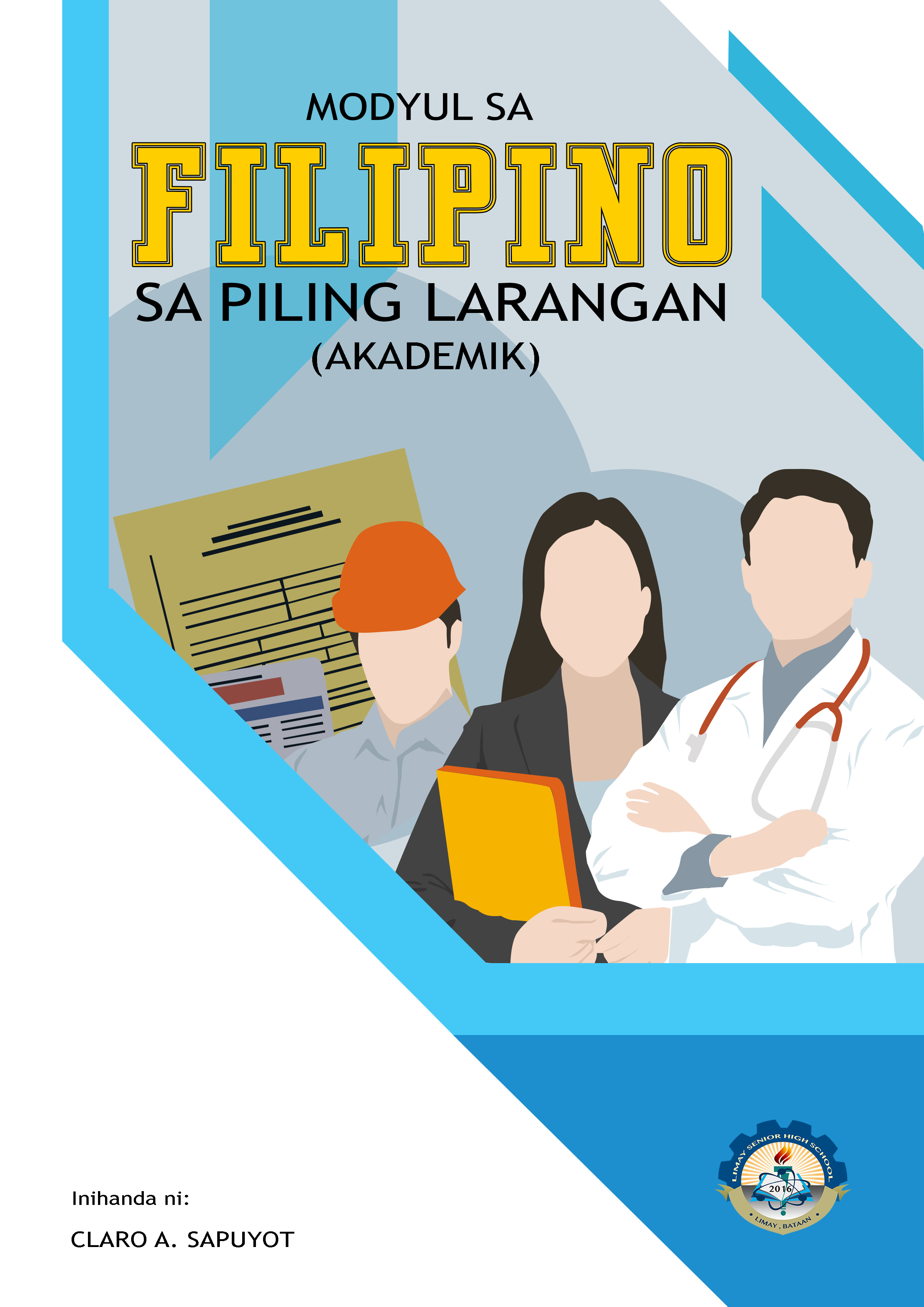Piling La Rang Module 3 Filipino Sa Piling Larang Module Cover | Adobe Education Exchange