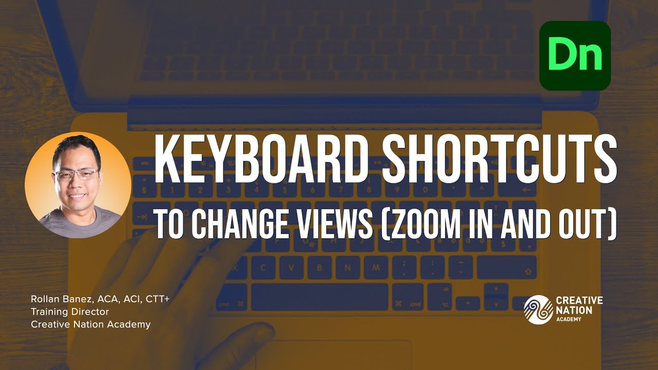 Dimension Keyboard Shortcuts to change views zoom in and out Adobe