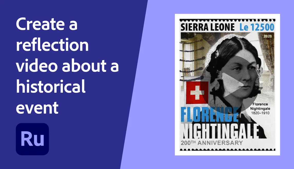 Create a reflection video about a historical event