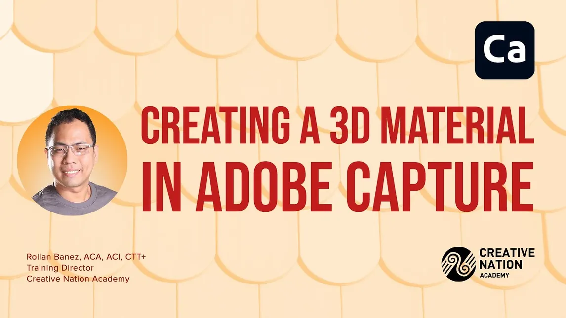 Creating a 3D Material in Adobe Capture | Adobe Education Exchange