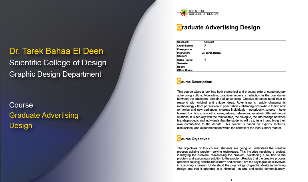 Graduate Advertising Design | Adobe Education Exchange