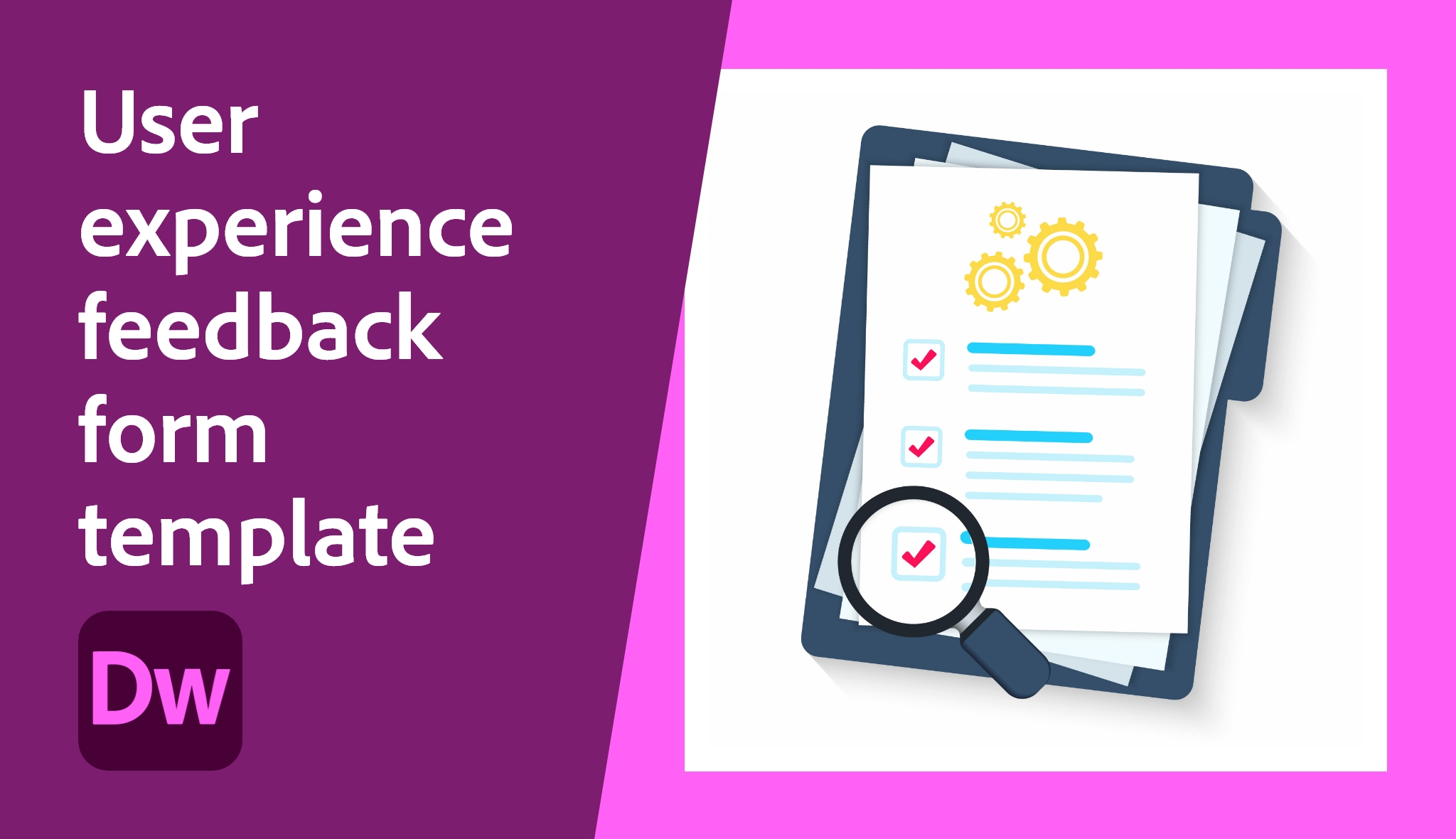 User experience feedback form template | Adobe Education Exchange