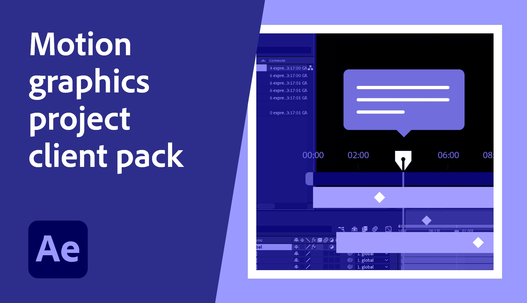 Motion graphics project client pack | Adobe Education Exchange
